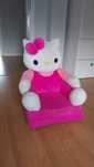 Fotel, sofa, pufa, leżanka rozkładana 3w1  pluszowa Hellow Kitty