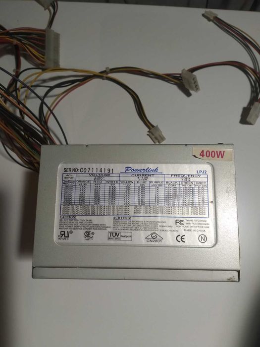 Блок питания PowerLink LPJ2 400W ATX