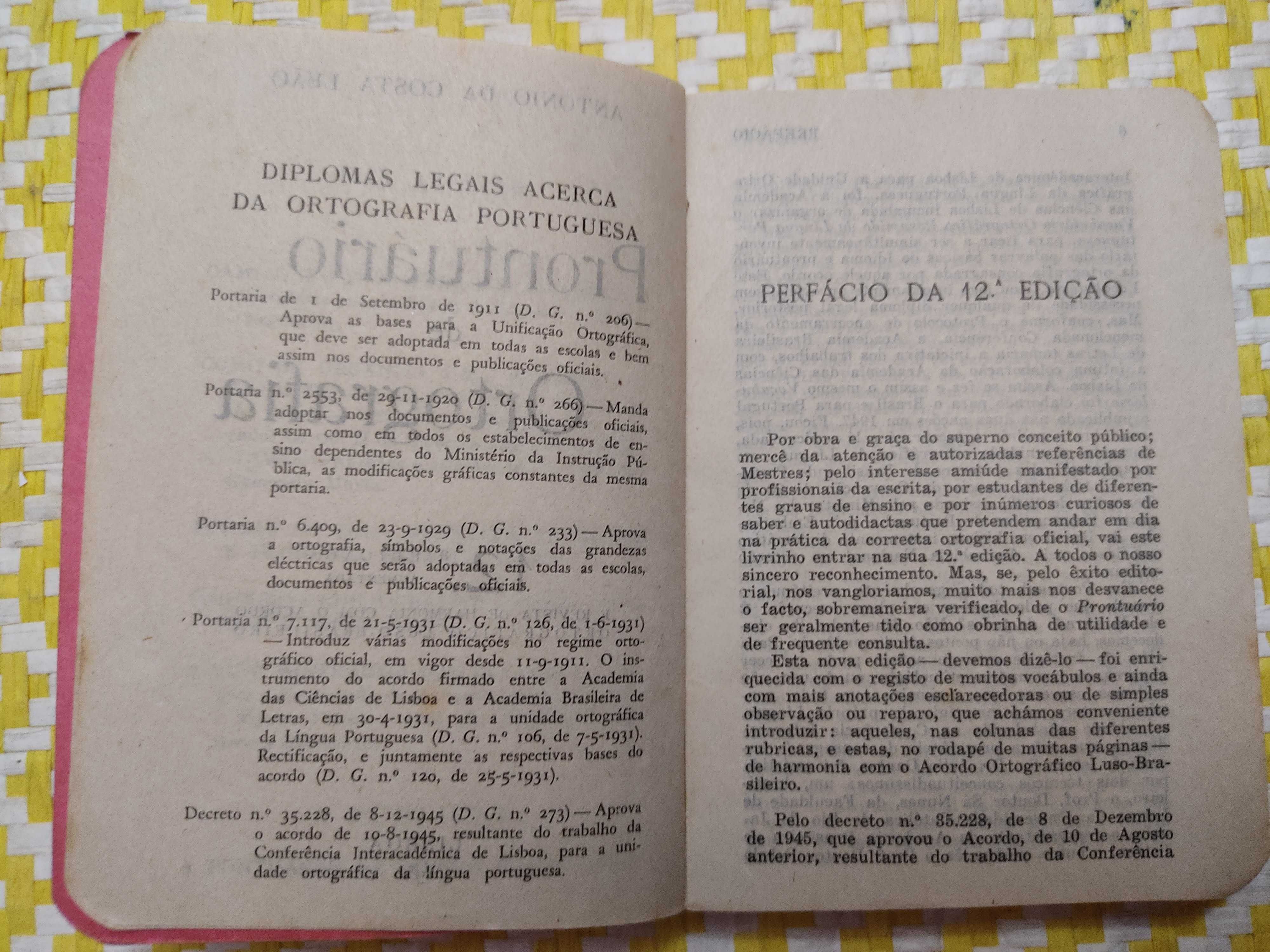 PRONTUÁRIO DE ORTOGRAFIA 
Acordo Ortográfico Luso-Brasileiro
ANO1951
