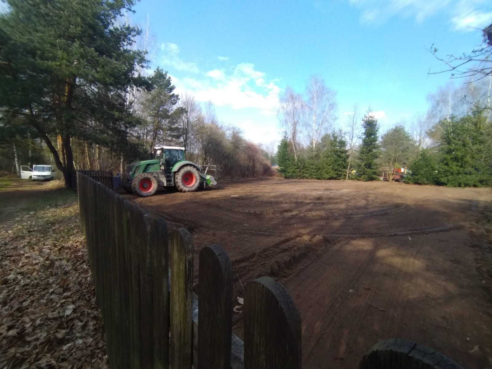 MULCZER LEŚNY oraz WGŁĘBNY wycinka drzew Czyszczenie działki PILAR /+