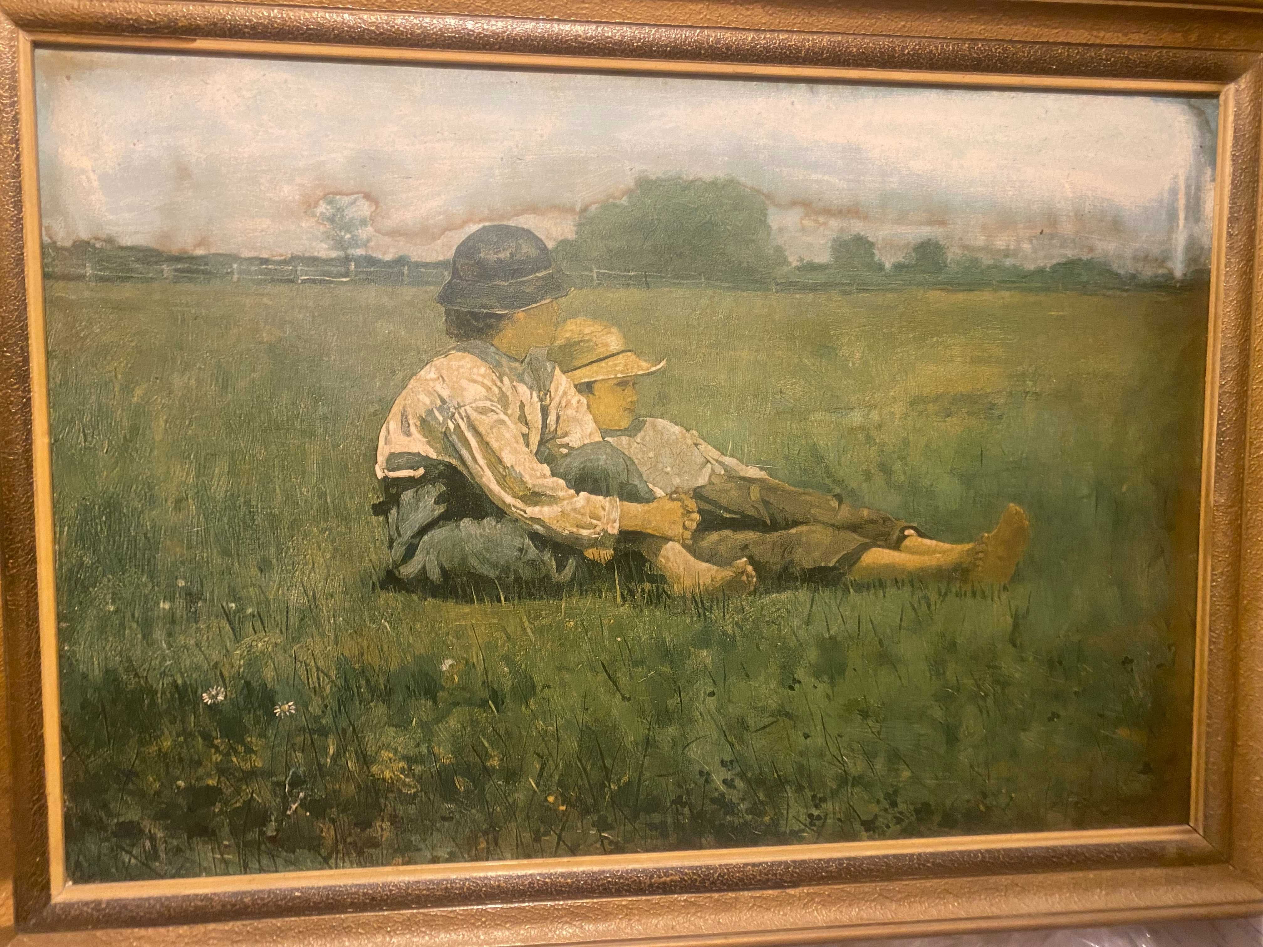 obraz Boys in a Pasture Winslow Homer