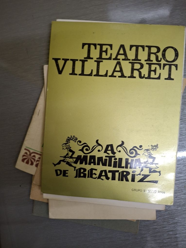 Programas antigos de teatro