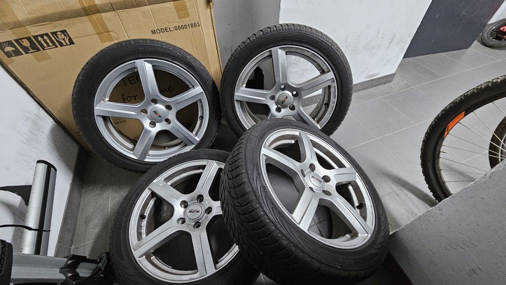 Felgi Koła Platin 5x112 7.0j x 17cali et45 opony nokian