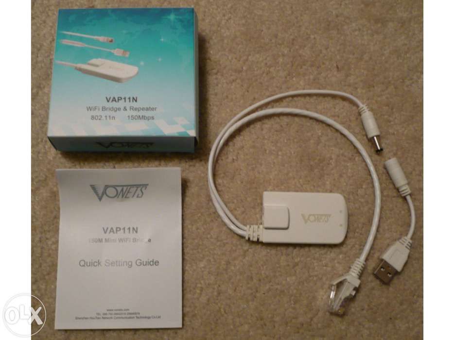 Vonets vap11n - wifi bridge & repeater