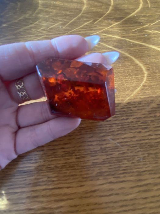 PRL Broszka Bursztyn