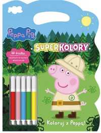 Peppa Pig. Superkolory. Koloruj z Peppą - praca zbiorowa