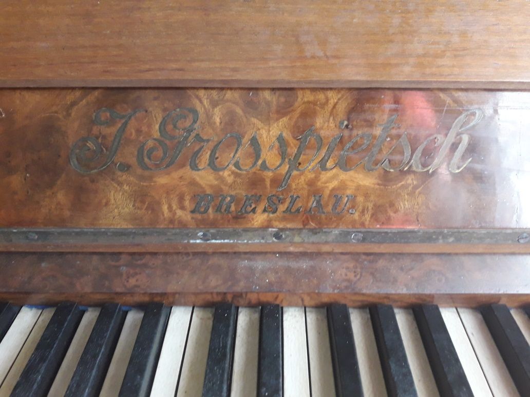 Пианино J.Grosspietsch breslau 19 век