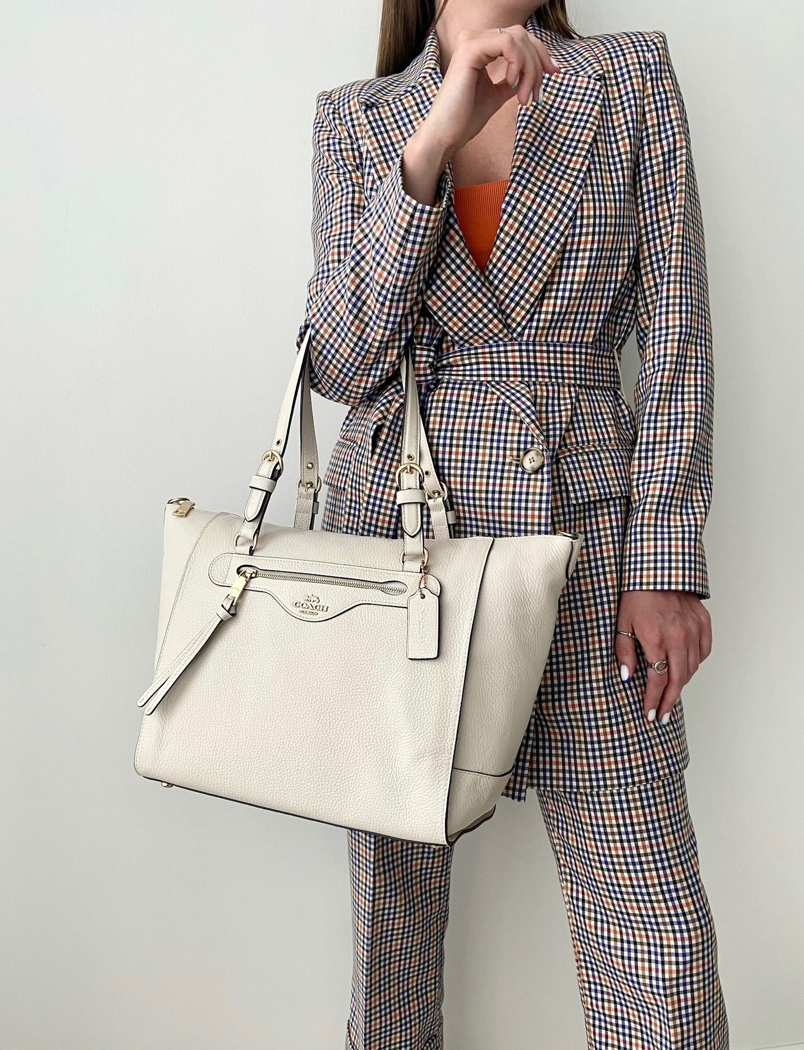 Женская сумочка тоут шопер COACH Kleo Carryall жіноча сумка подарунок