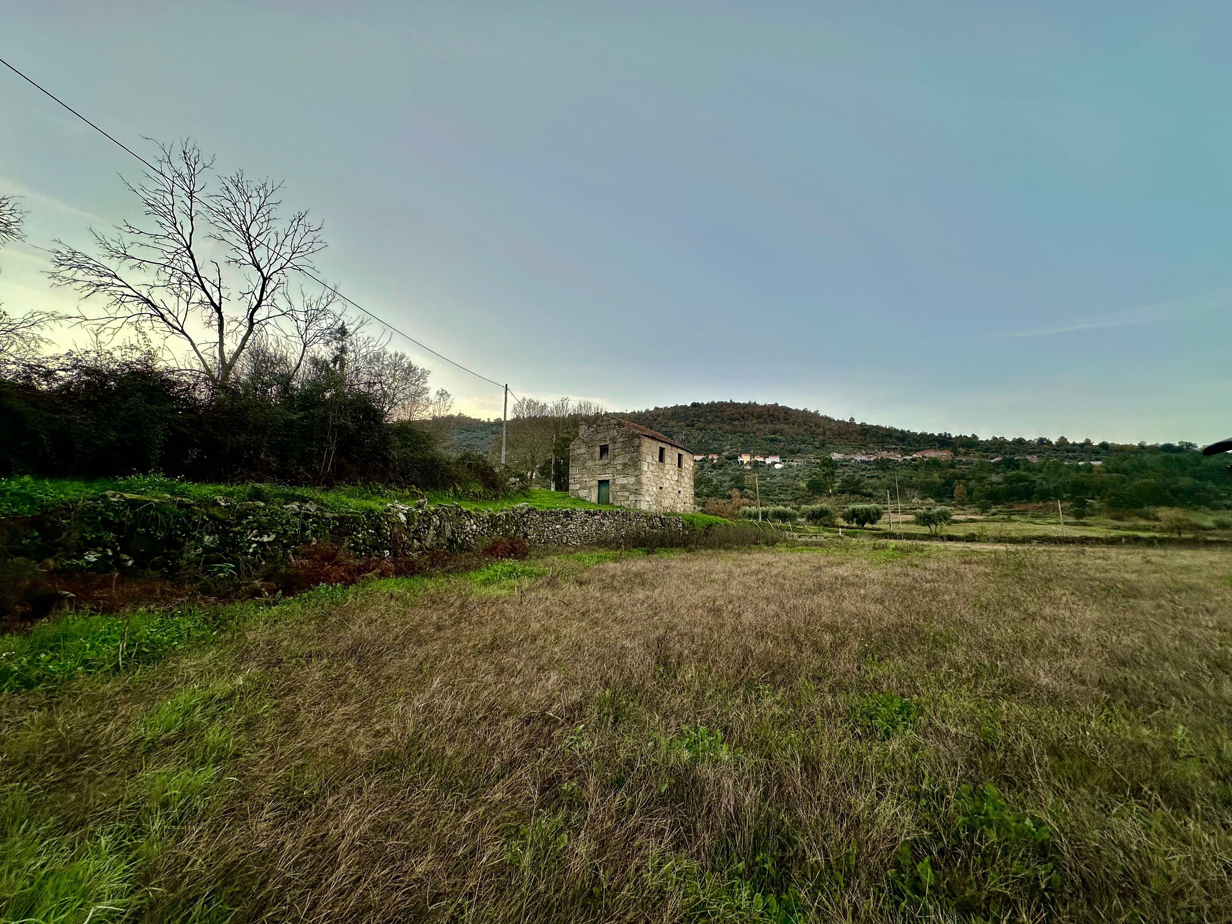 Traditional Stone House with Farmland – Peaceful Rural Setting