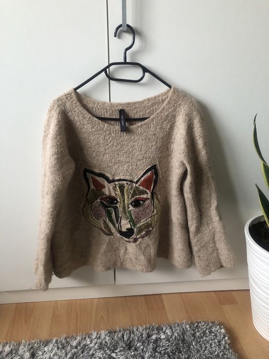 Sweter alpaka wełna Marc Cain