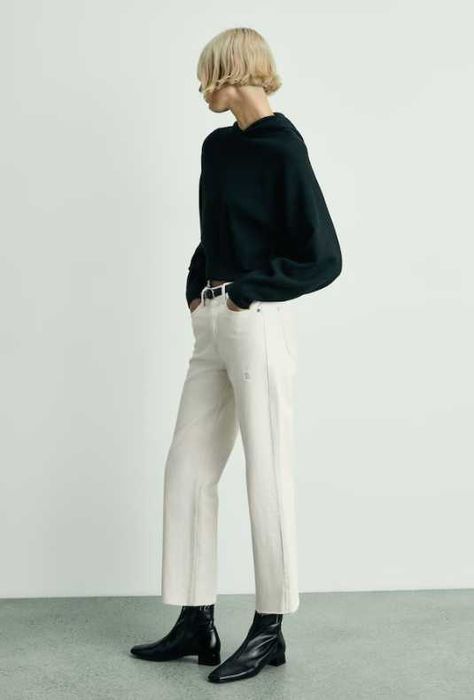 Стильні шкіряні ботинки ботильони черевики від mango 37-38 розмір