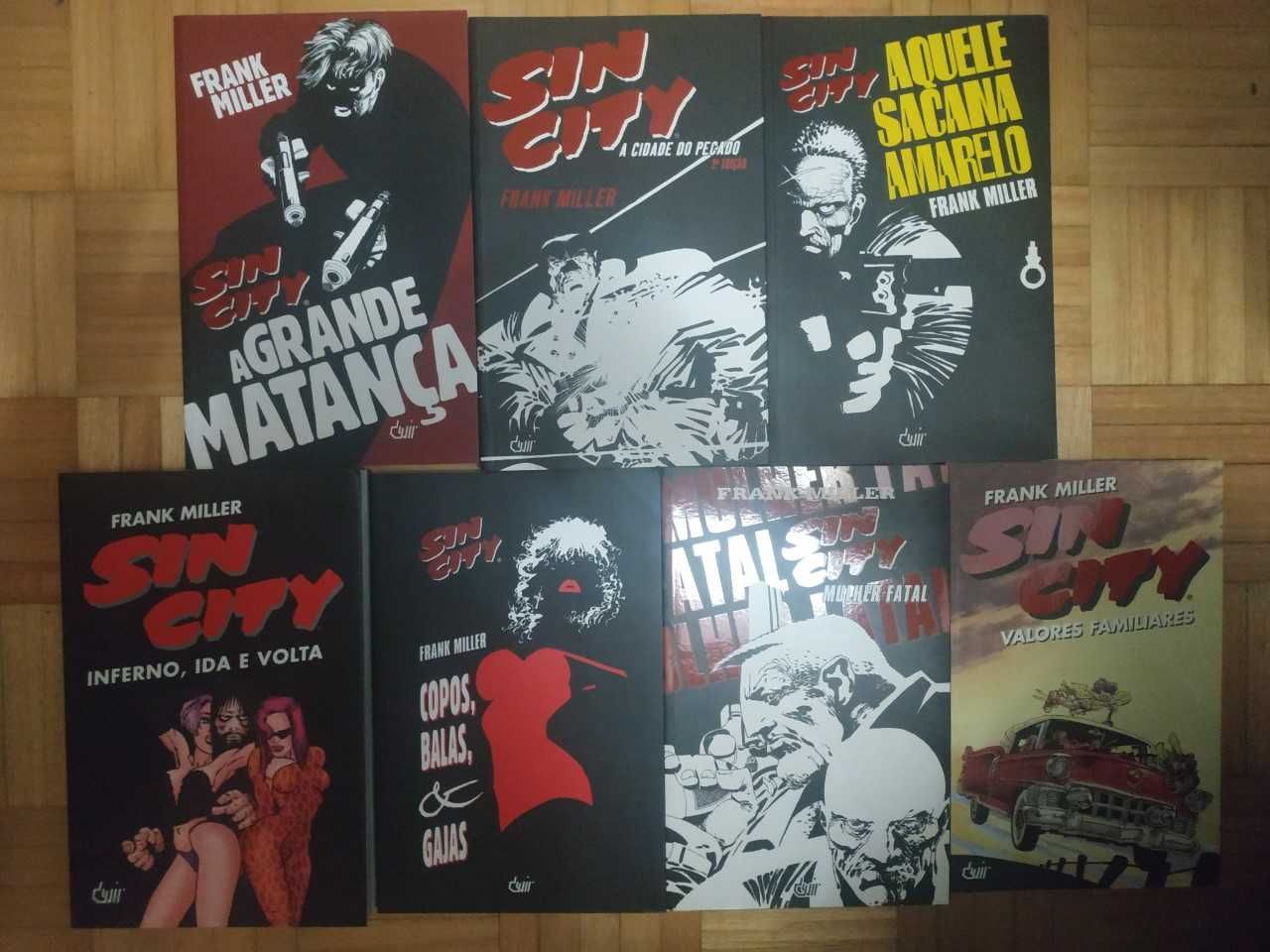 Livros BD Banda Desenhada Sin City Frank Miller e outros