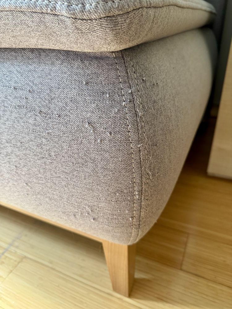 Sofa 3-osobowa z funkcją spania i pojemnikiem - tanio!