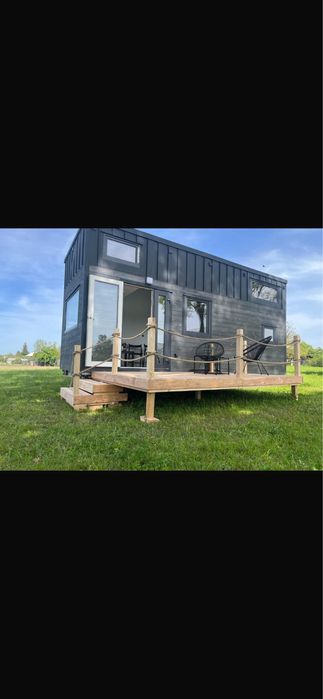 Domek mobilny na kołach caloroczny