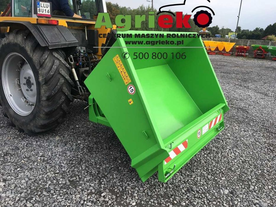 Skrzynia transportowa do ciągnika z wywrotem hydraulicznym – AGRI-EKO