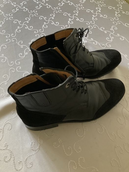 Ekskluzywne buty z zamszowymi wszywkami