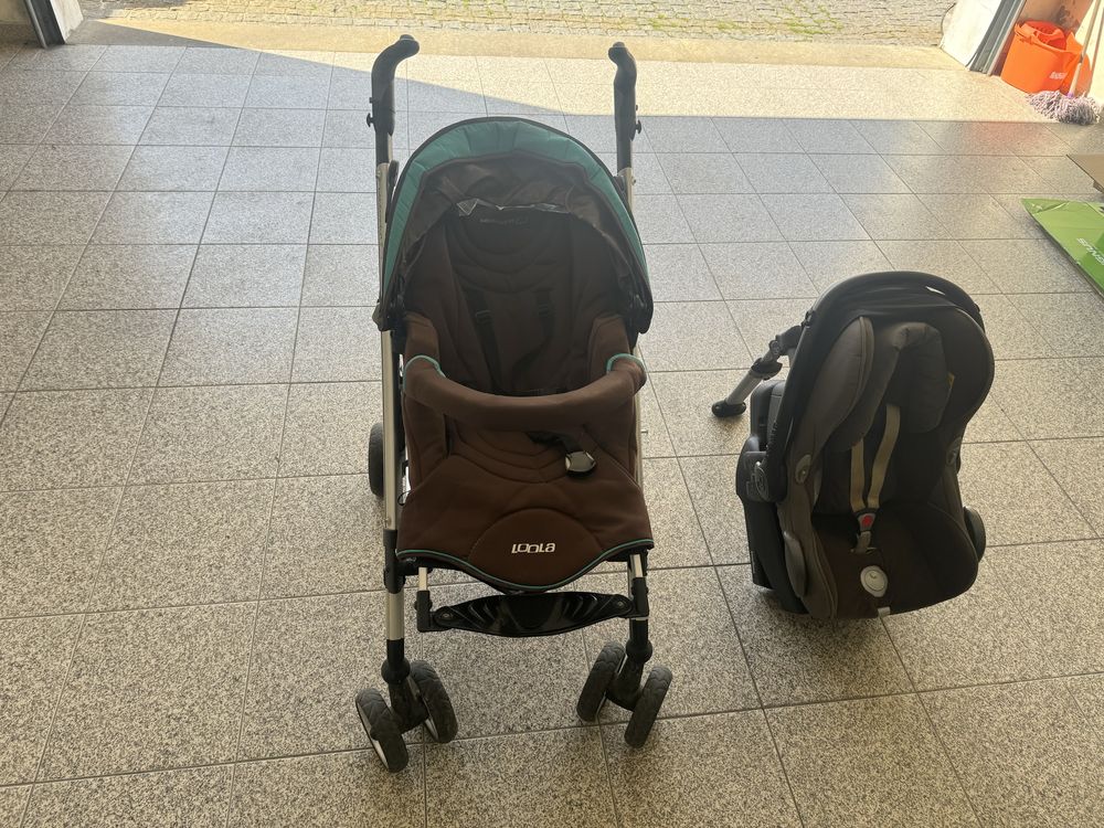 Conjunto duo (carrinho, babycook) + isofix