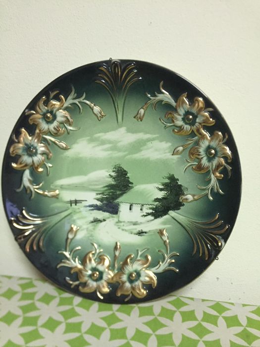 Prato decorativo ceramica