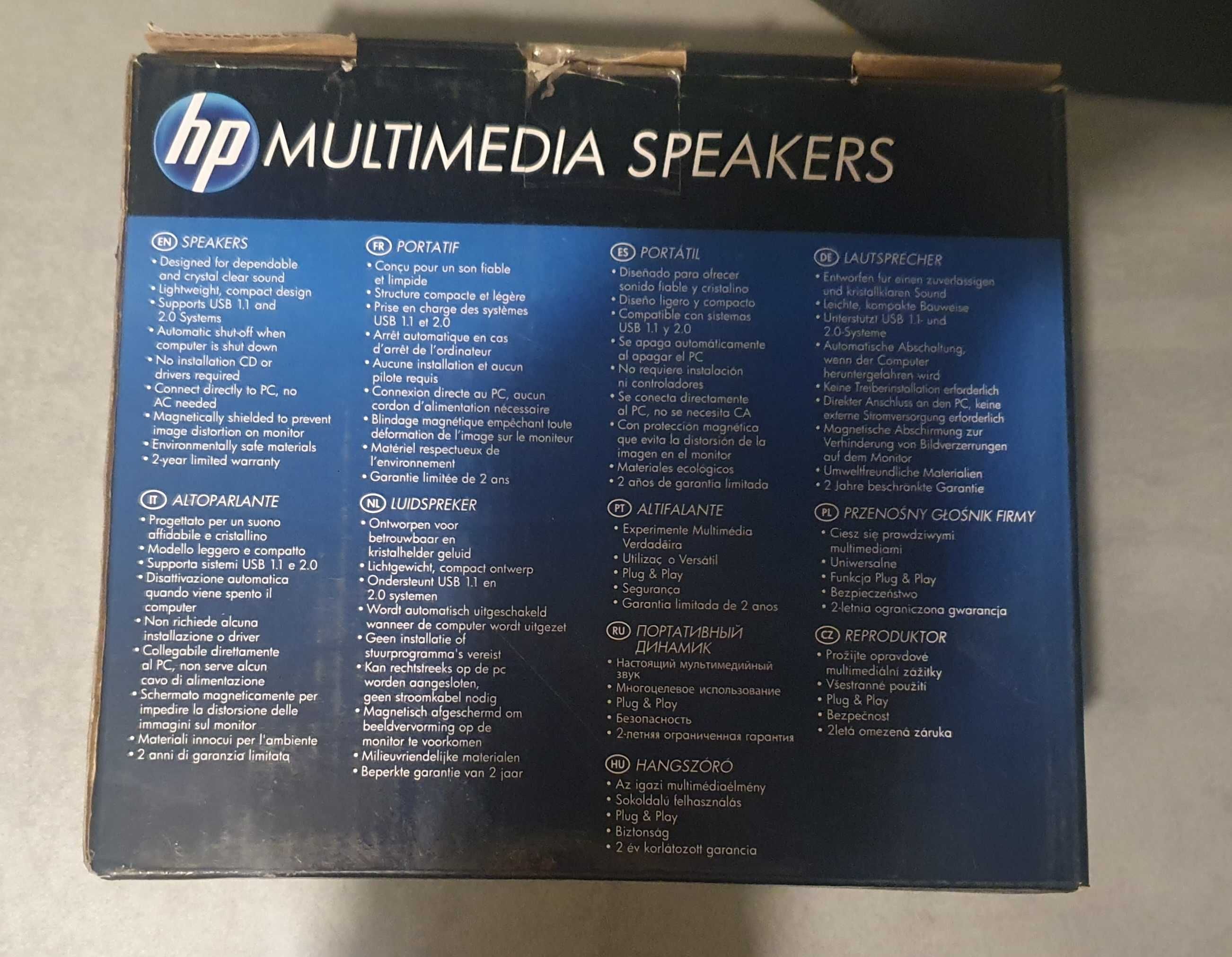 Głośniki HP Multimedia Speakers 2.0