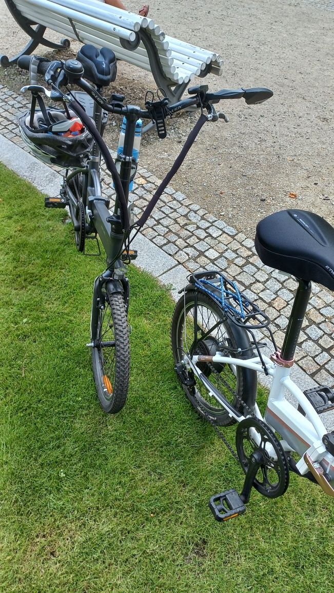 Zamienie lub sprzedam dwa rowery elektryczne skladane