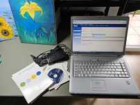 Laptop Dell Inspiron 1525, oryginał ładowarka, nowa bateria, DVD-ROM