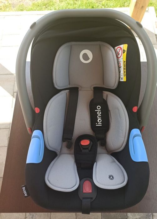 Wózek LIONELO + nosidełko + śpiworek zimowy + torba
