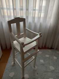 Cadeira de madeira - bebé