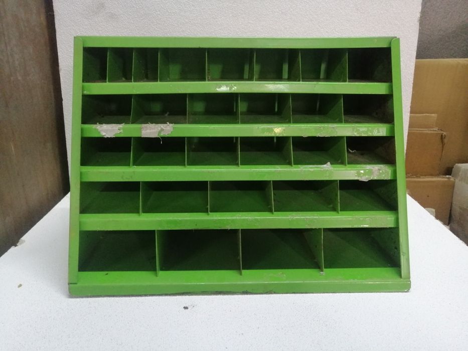 Szafka Polka organizer na wiertła frezy zabawki pojemnik szufkada