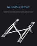Uniwersalna aluminiowa podkładka podstawka stojak pod laptop macbook