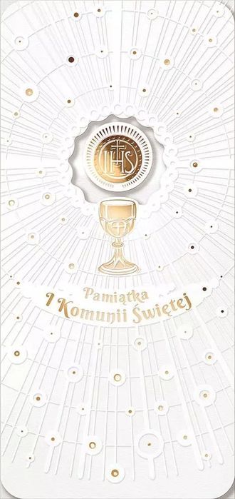 Kartka okolicznościowa - Komunia. AbCard. Nowy Produkt