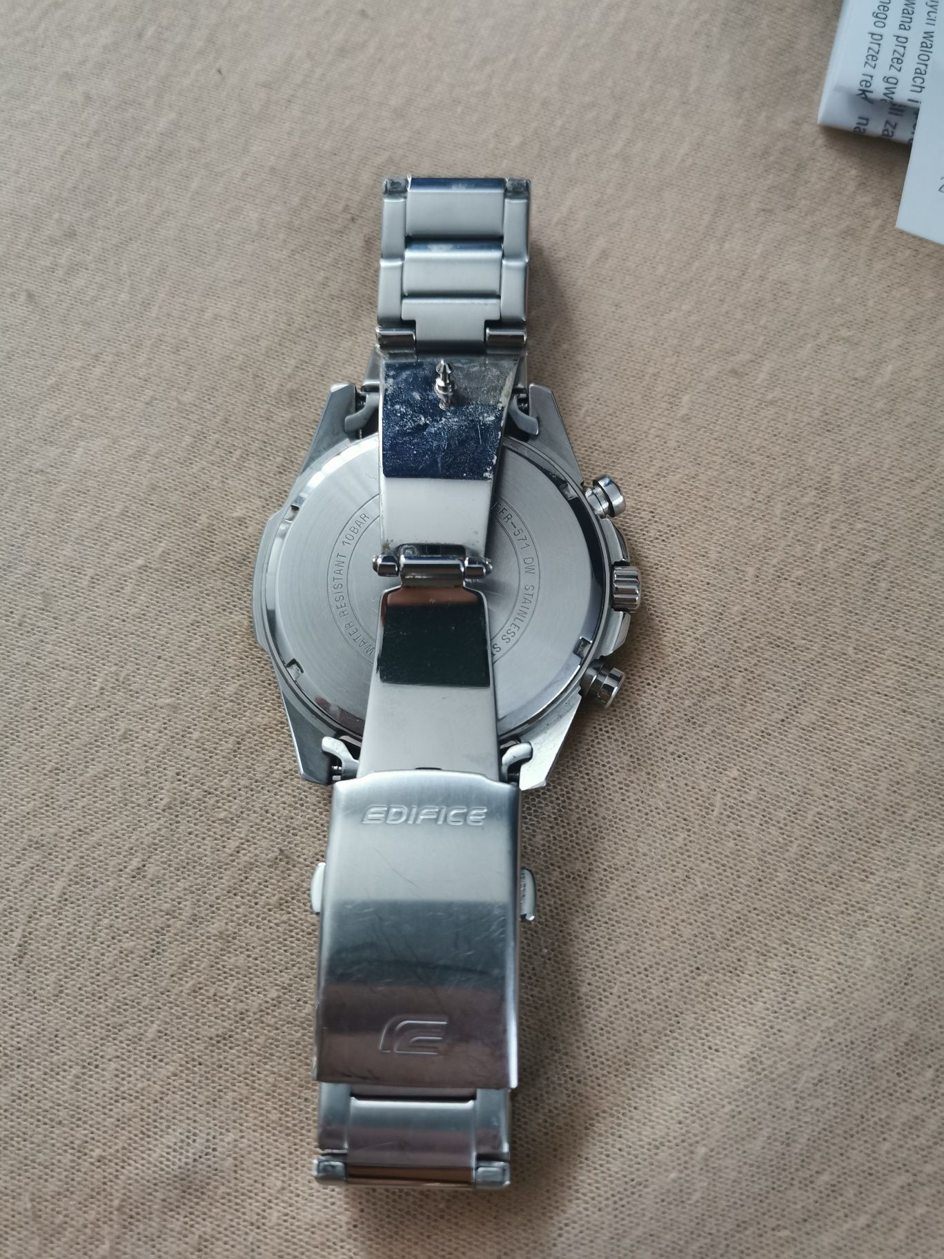 Zegarek Casio EDIFICE EFR-571DB Jak NOWY Gwarancja Męski
