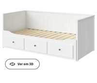 Cama Hemnes oleado + colchões