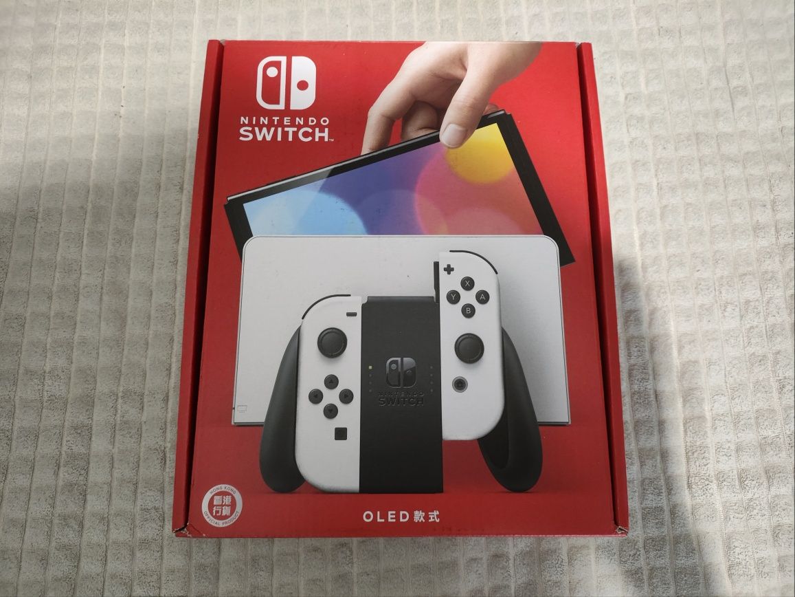 NOWY Nintendo Switch OLED Biały HK