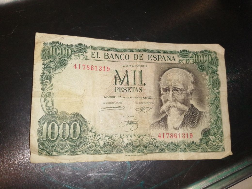 Nota 1000 Pesetas