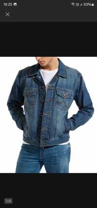 Wrangler kurtka męska jeansowa bez kaptura Wrangler Regular