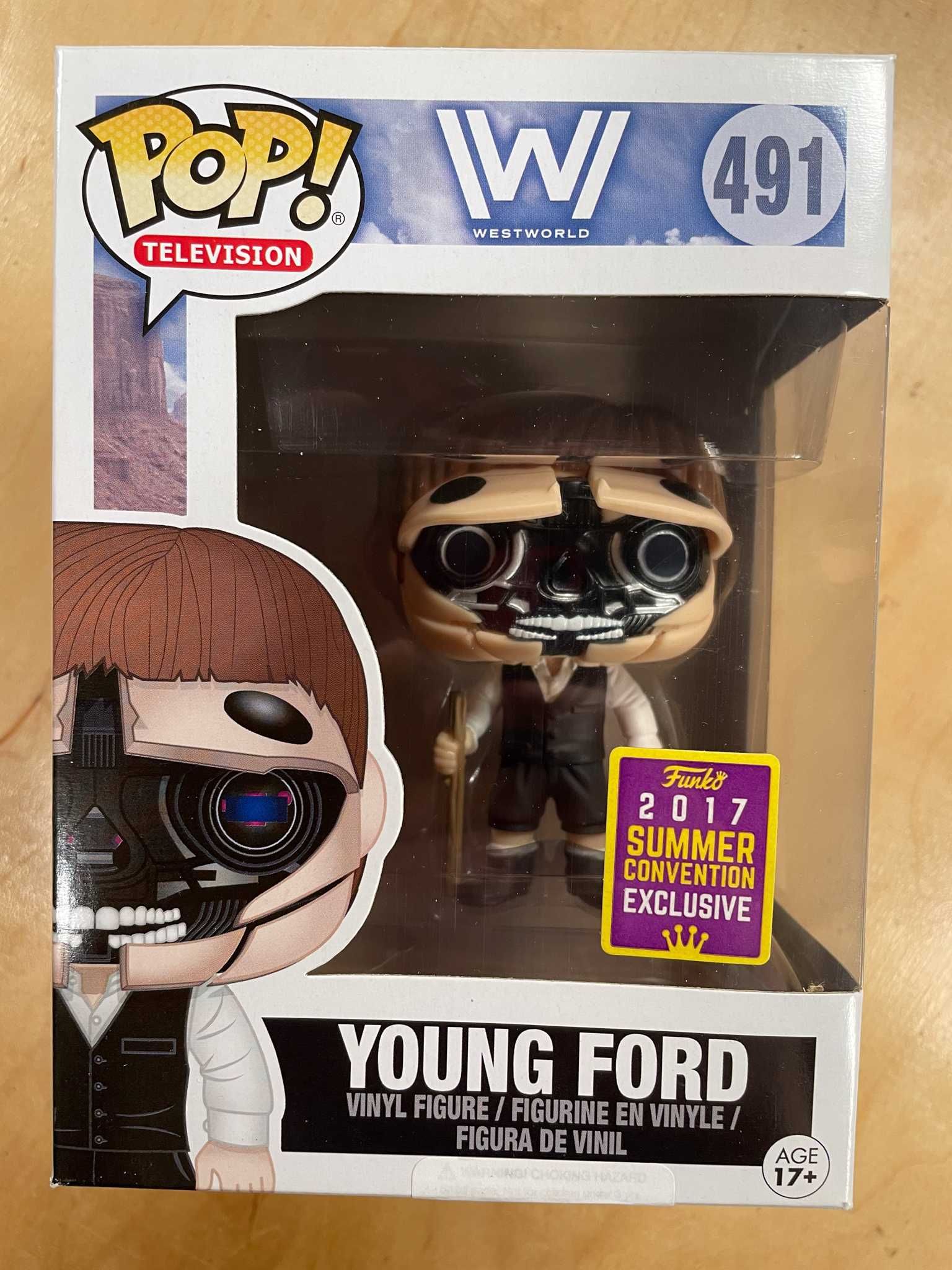 Funko pop Young Ford Exclusive 491 z protektorem Westworld