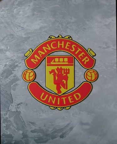 Herb Klubowy 3D Manchester United do pokoju na ścianę gadżet prezent