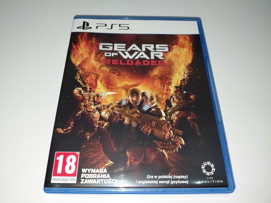 ps5 GEARS OF WAR RELOADED po polsku 1-2 graczy tryb współpracy szok