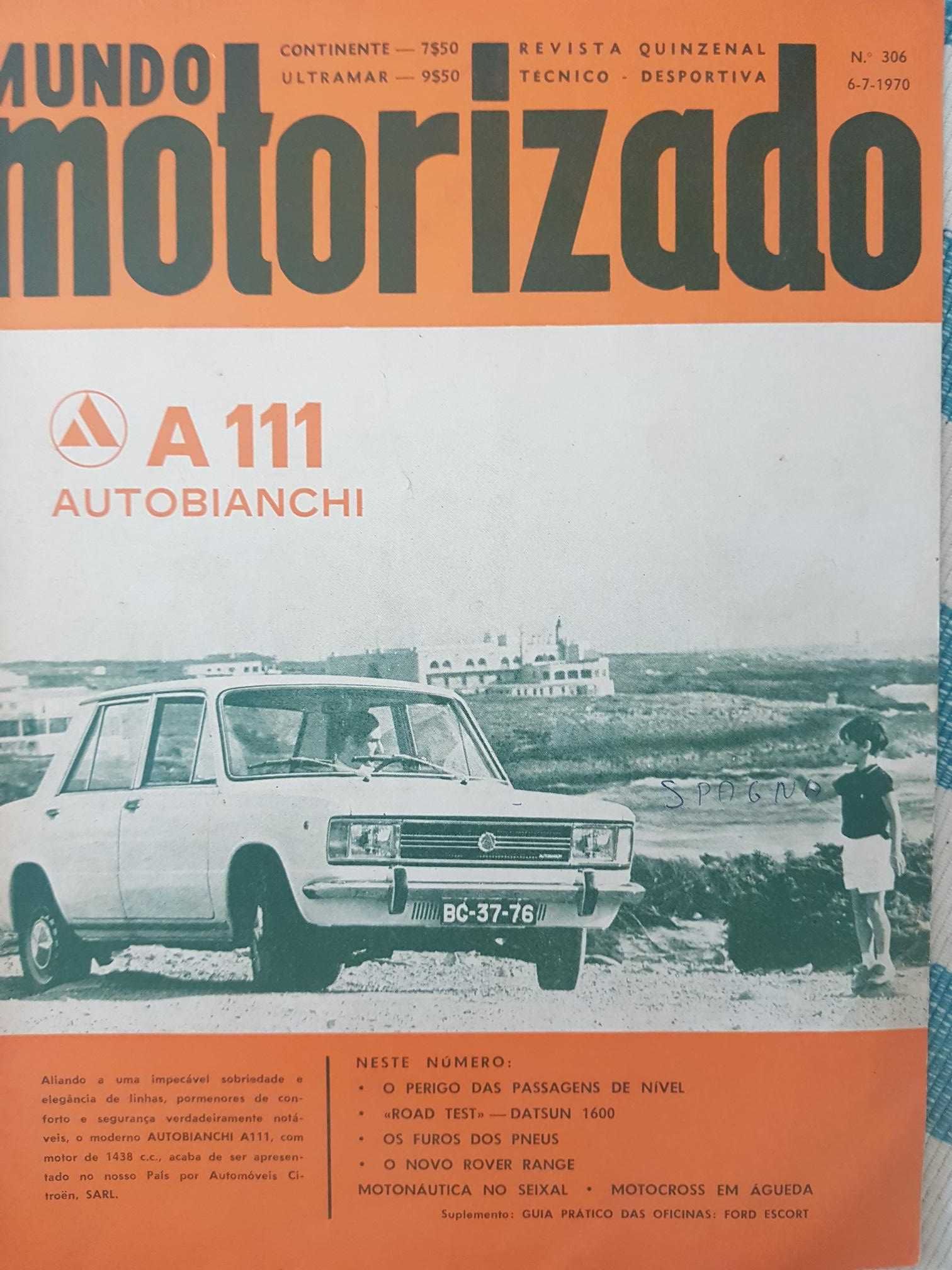 Revista Mundo Motorizado Nº306 (Ano:1970)