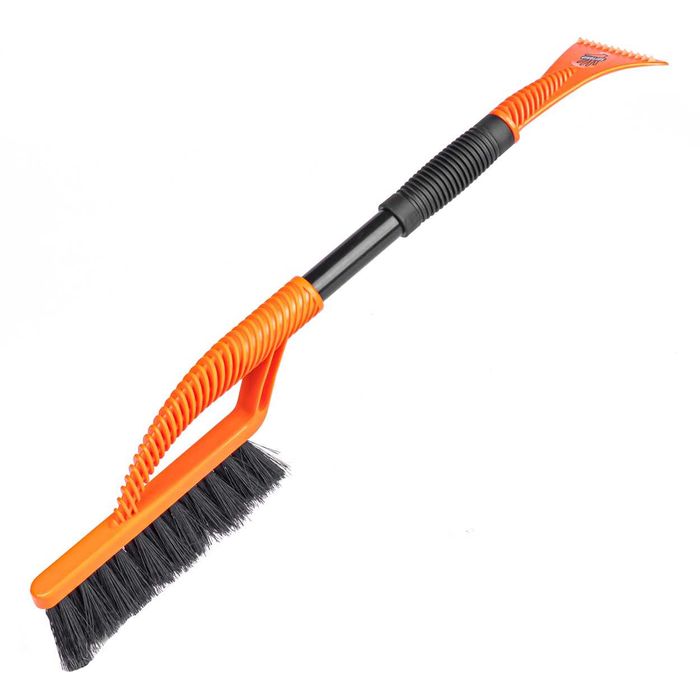 Szczotka zmiotka skrobaczka do szyb śniegu lodu z uchwytem softgrip 58