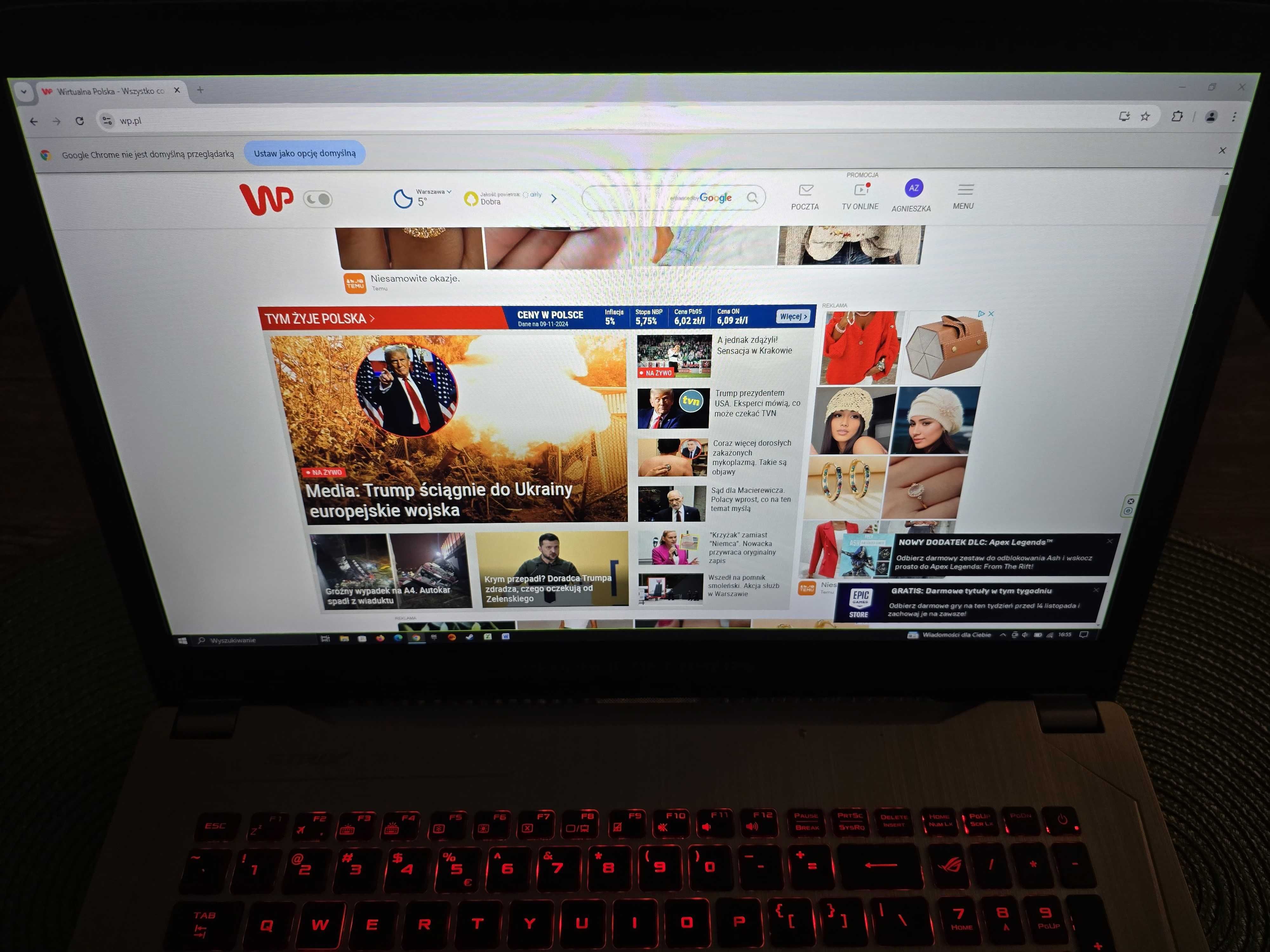Notebook Asus GL702VS