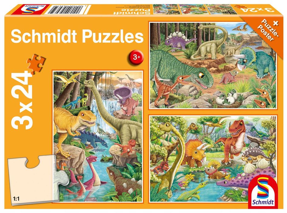 Puzzle Schmidt Spiele 72 elementów - Puzzle Puzzle 3 x 24 el.