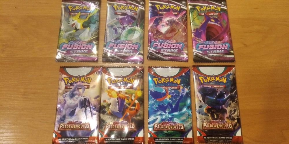 7 різних серій Бустерів карточки Pokemon, 67 карт без повторів