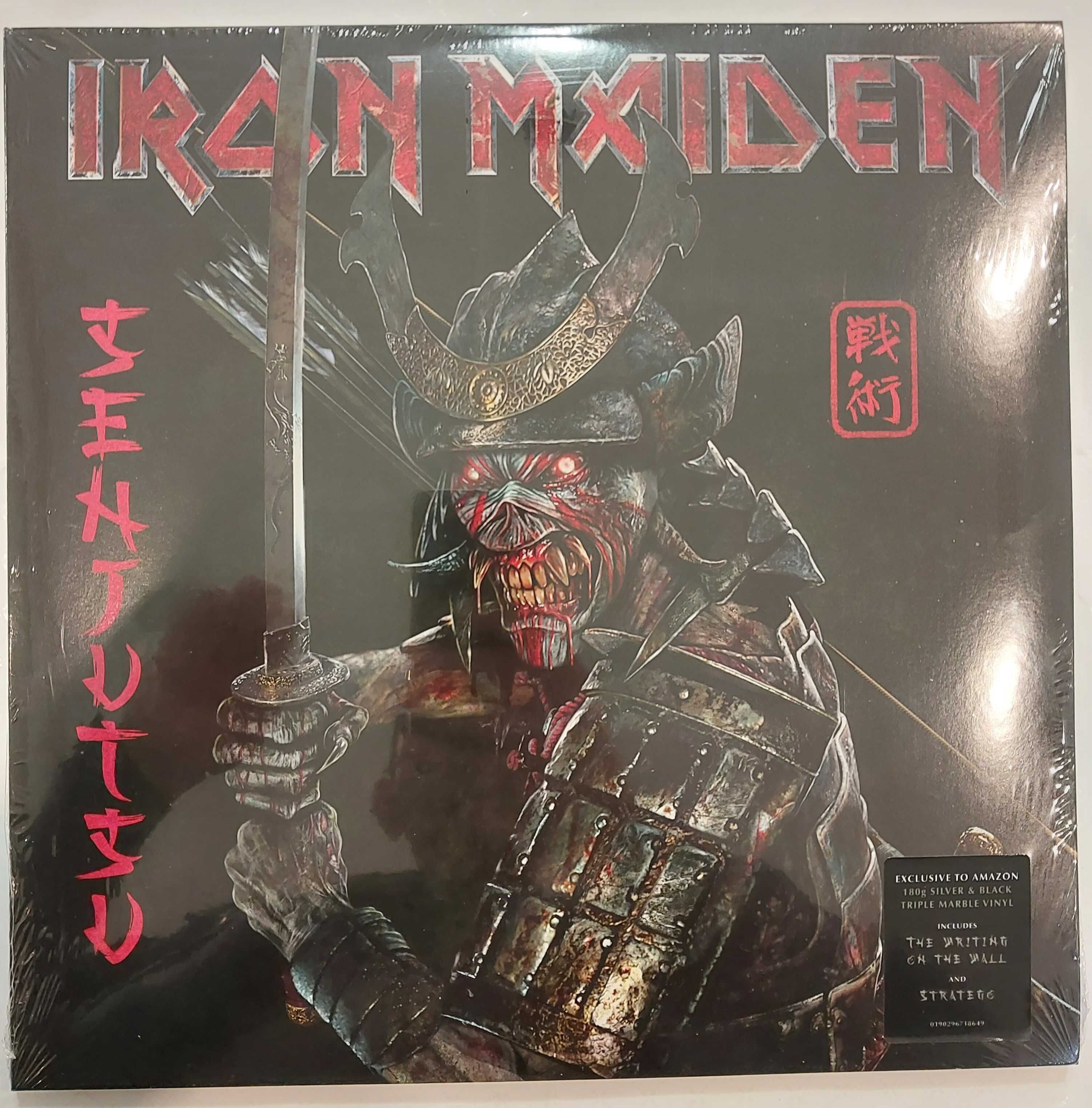 Iron Maiden Senjutsu Winyl 3LP 180gr Silver & Black Marble Color