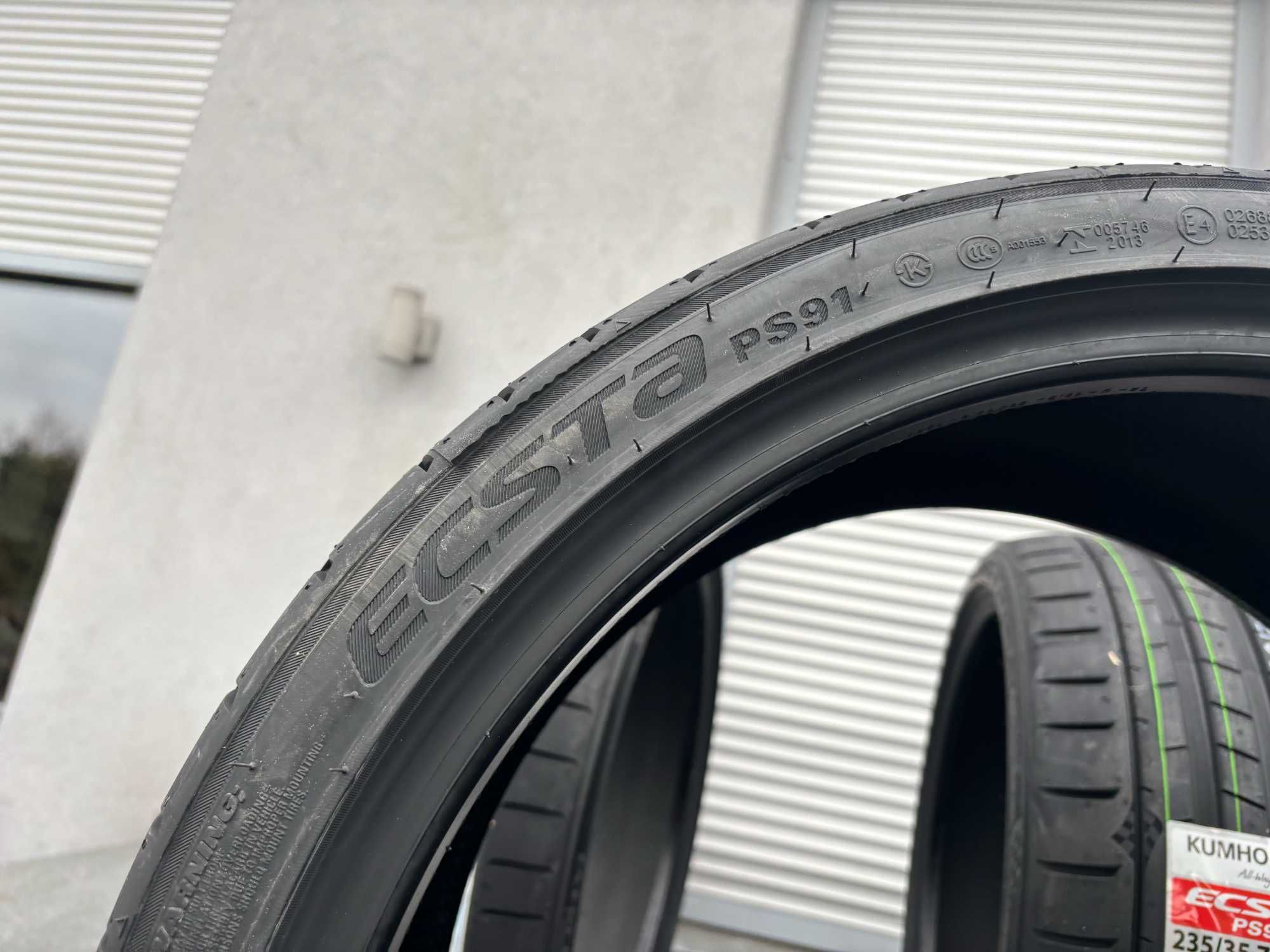 x4 letnie 235/35R19 Kumho PS91 91Y prod. 2023r D,A,72db gwarancja