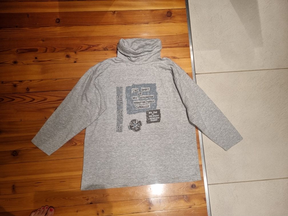 Bluza L 40 LES ESSENTIELS obszerna ciepła bluza bluzka