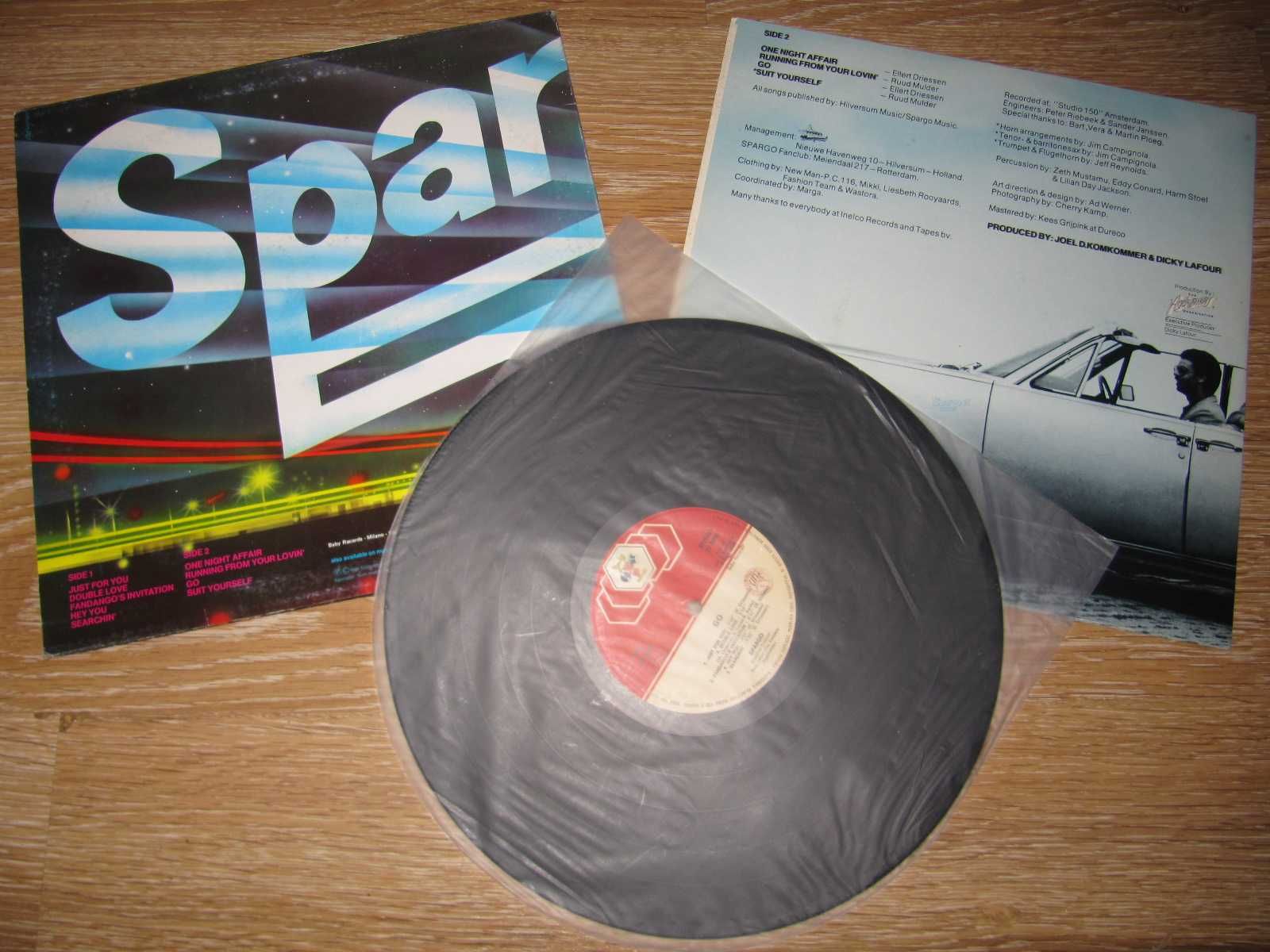 Виниловый Альбом SPARGO - Go - 1981 (made in Italy) Оригинал