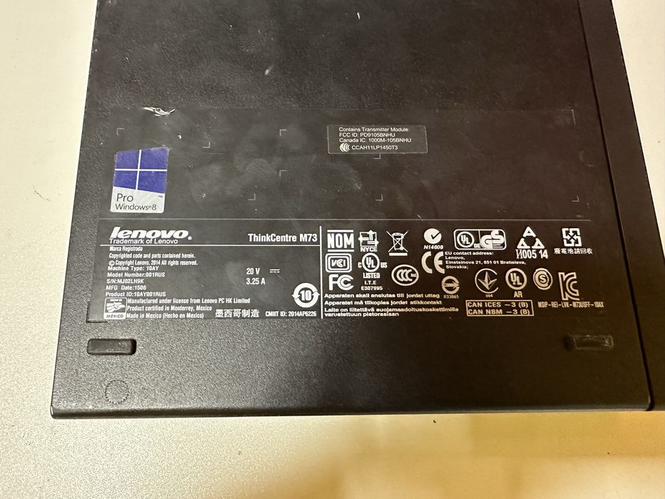 Системник, компʼютер Lenovo ThinkCentre M73 і3/4/120