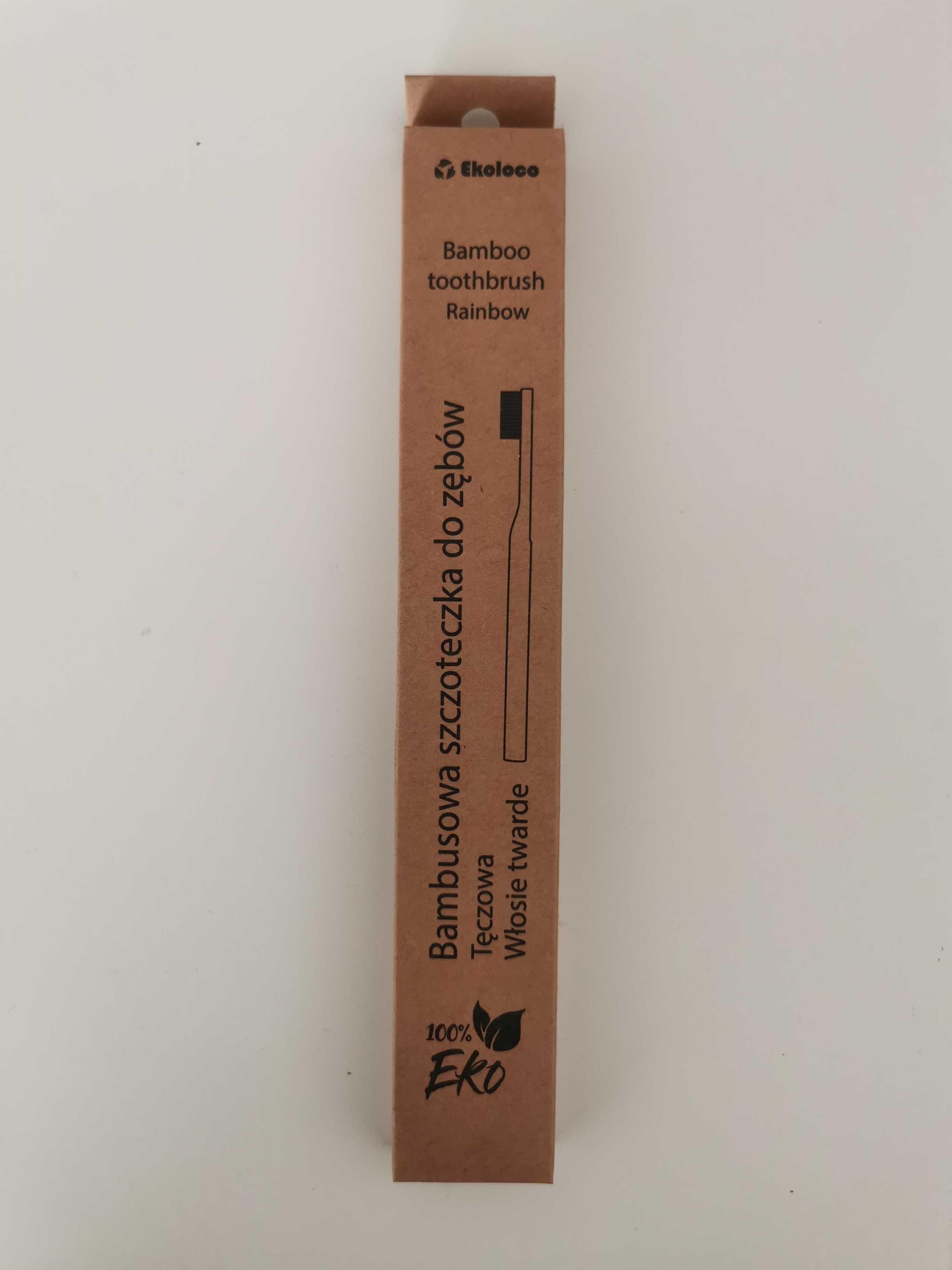 Szczoteczka do zębów, bambusowa, tęczowa - wiele sztuk!