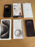 iPhone 15 pro max 256 gb natural titanium